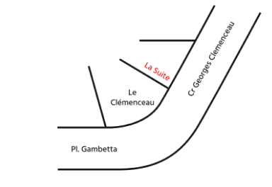 carte de la position du centre de formation de Bordeaux